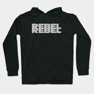 Rebel Rebel, silver Hoodie